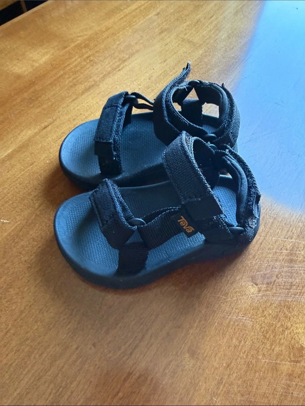 Teva Black Kids' Adjustable Sport Sandals